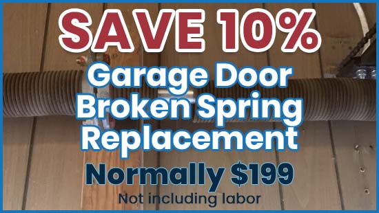 Noah's Garage Doors - Garage Spring Replacement Promotion 4