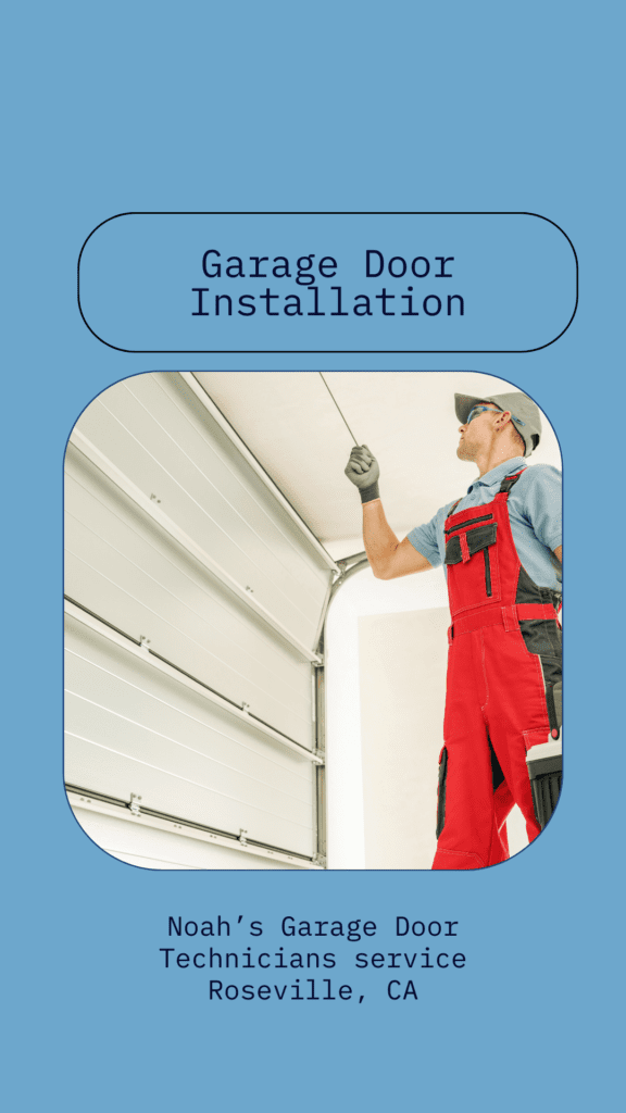 install garage door install new garages roseville, ca